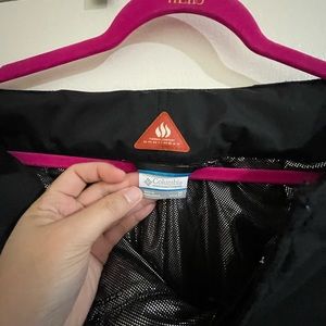 Columbia Bugaboo for Women Omni heat Insulated pants.